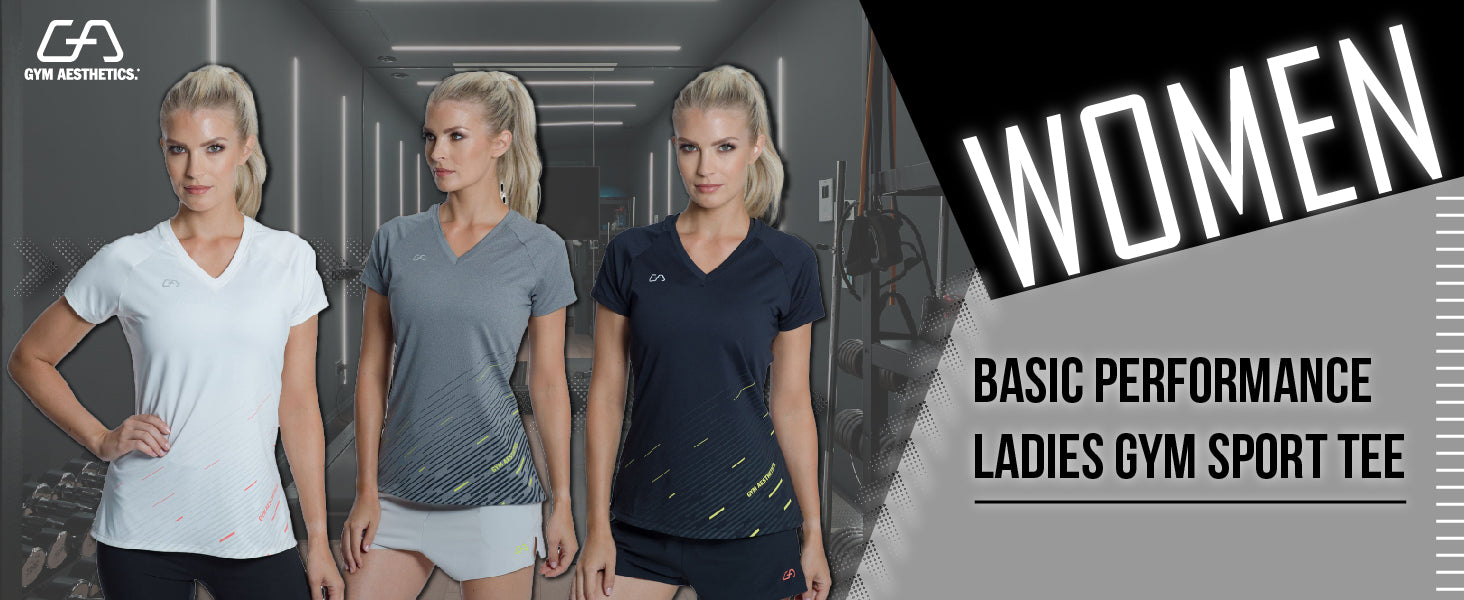 Basic Performance Ladies Gym Sport Tee - description 01