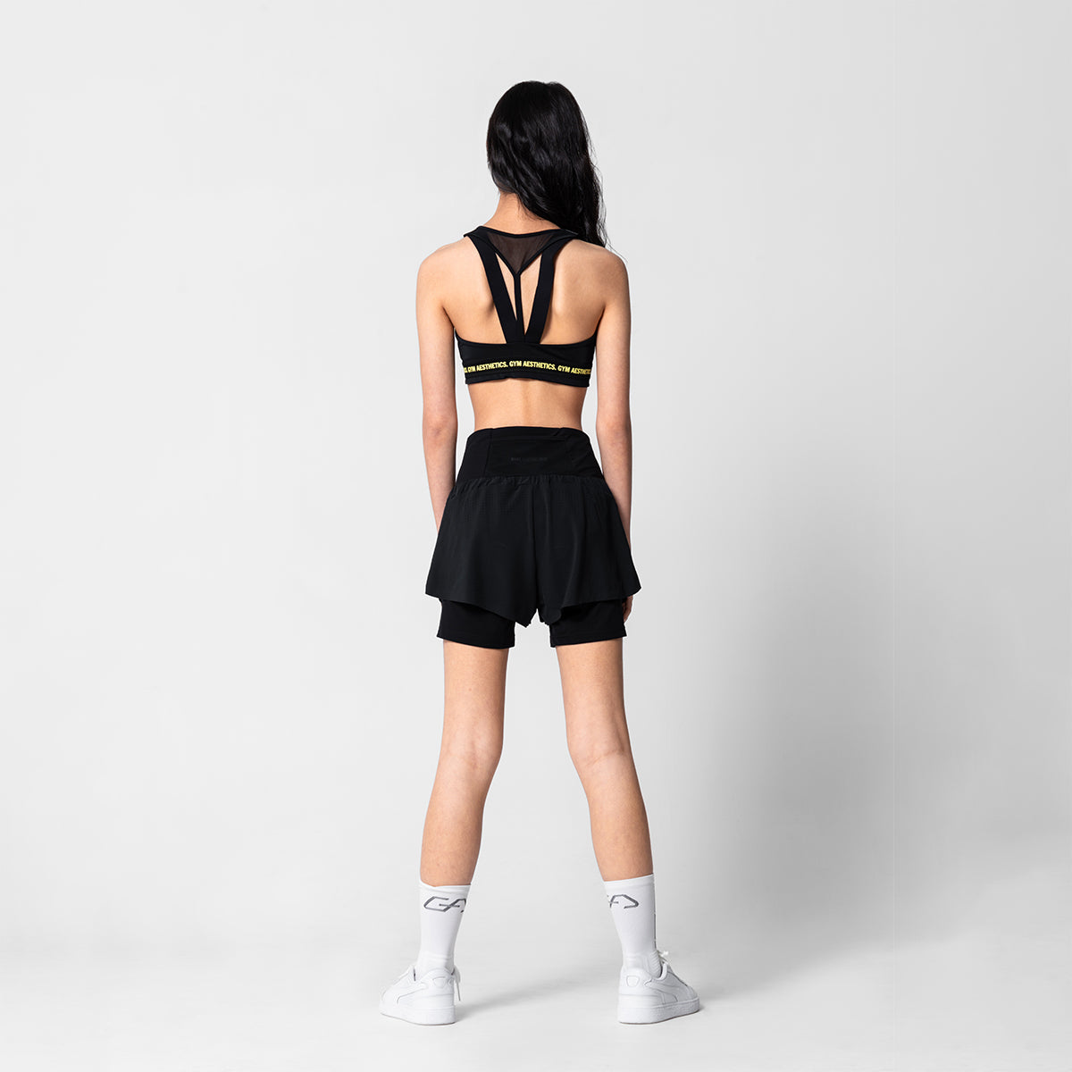 Activewear 2in1 Color Block Running Shorts for Women