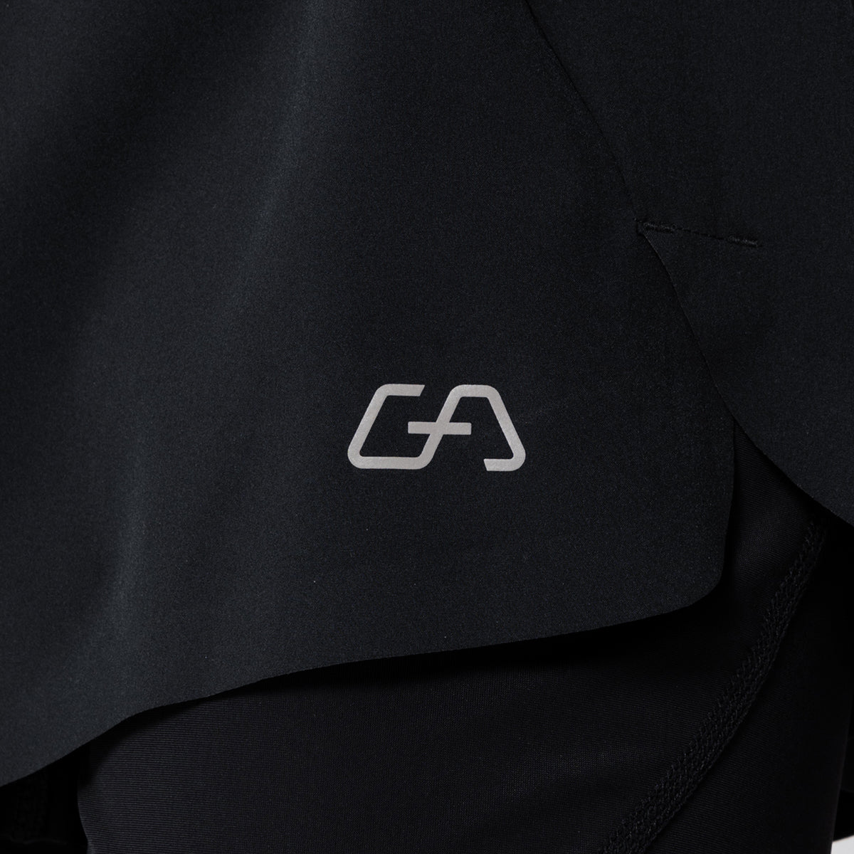 Image of Activewear 2in1 Color Block Running Shorts for Women