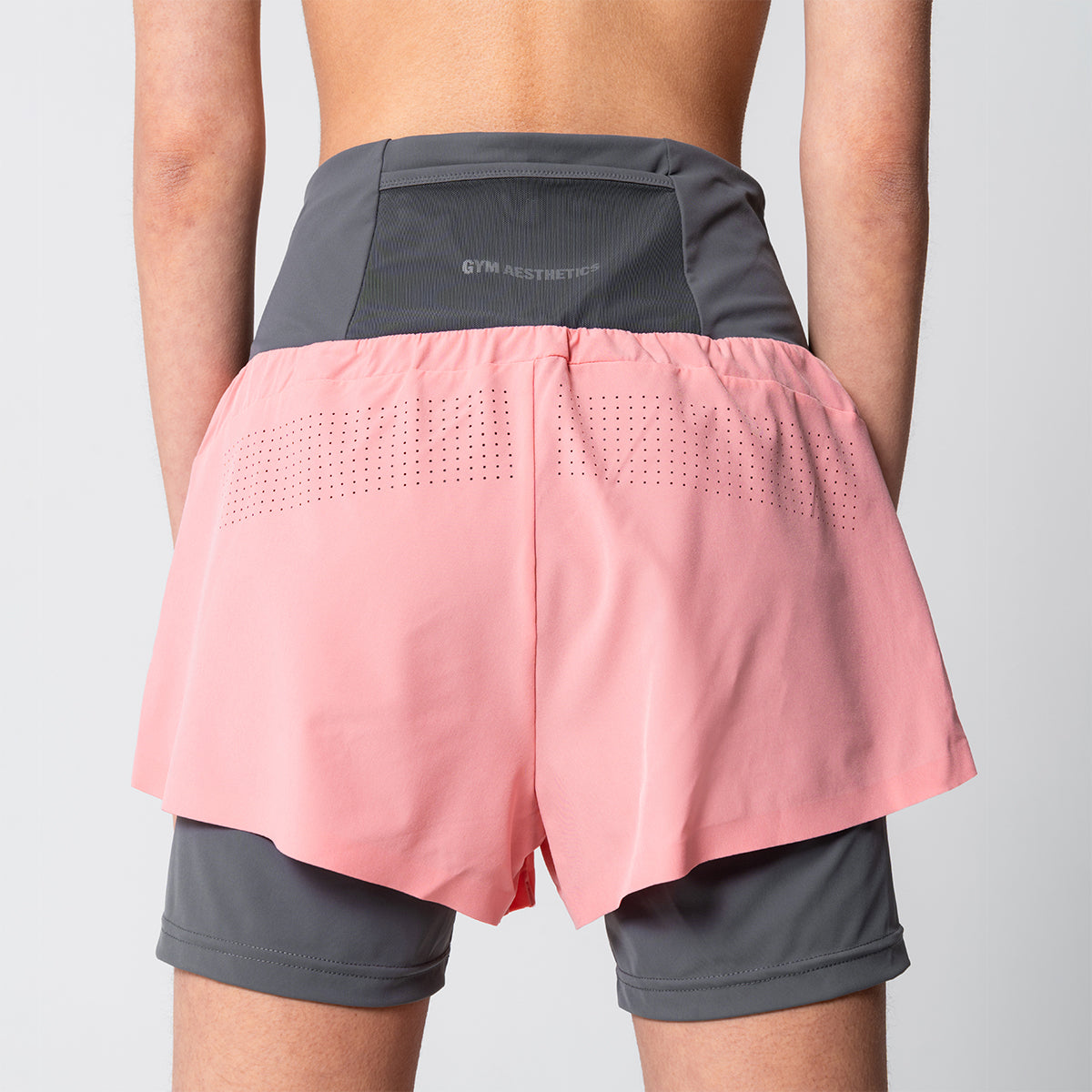 Activewear 2in1 Color Block Running Shorts for Women