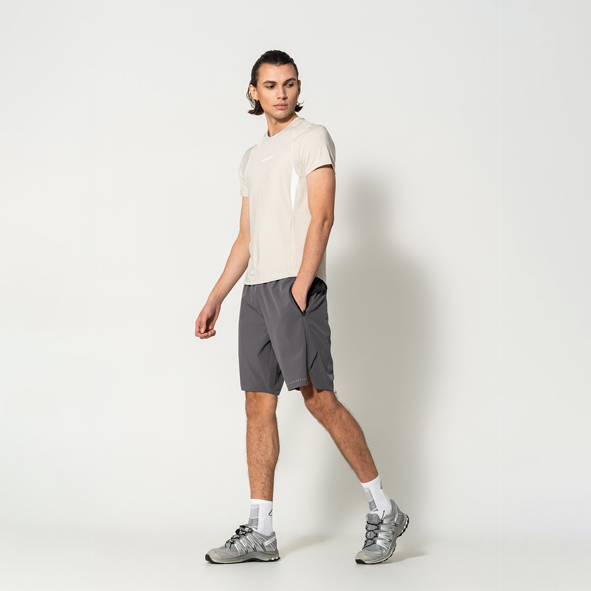 Activewear Performance T Shirt breathable mesh blocking for Men