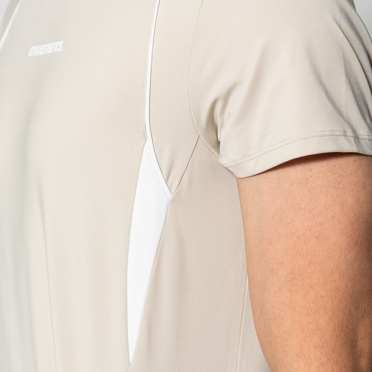 Activewear Performance T Shirt breathable mesh blocking for Men