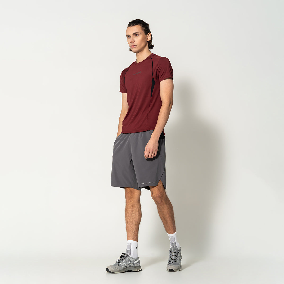 Activewear Performance T Shirt breathable mesh blocking for Men