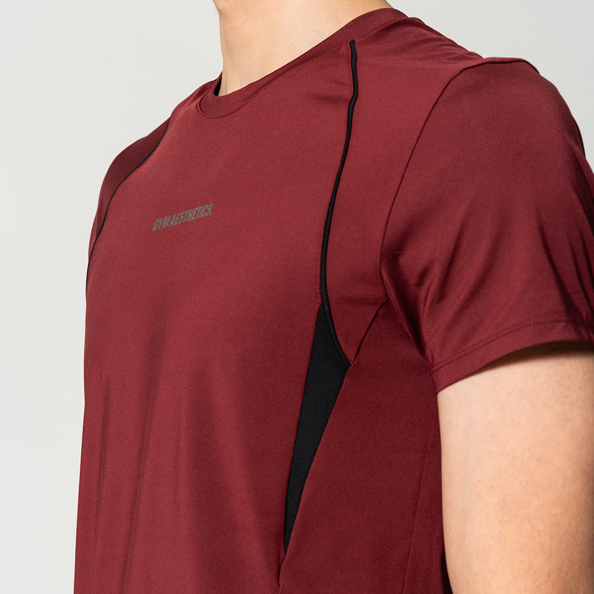 Activewear Performance T Shirt breathable mesh blocking for Men