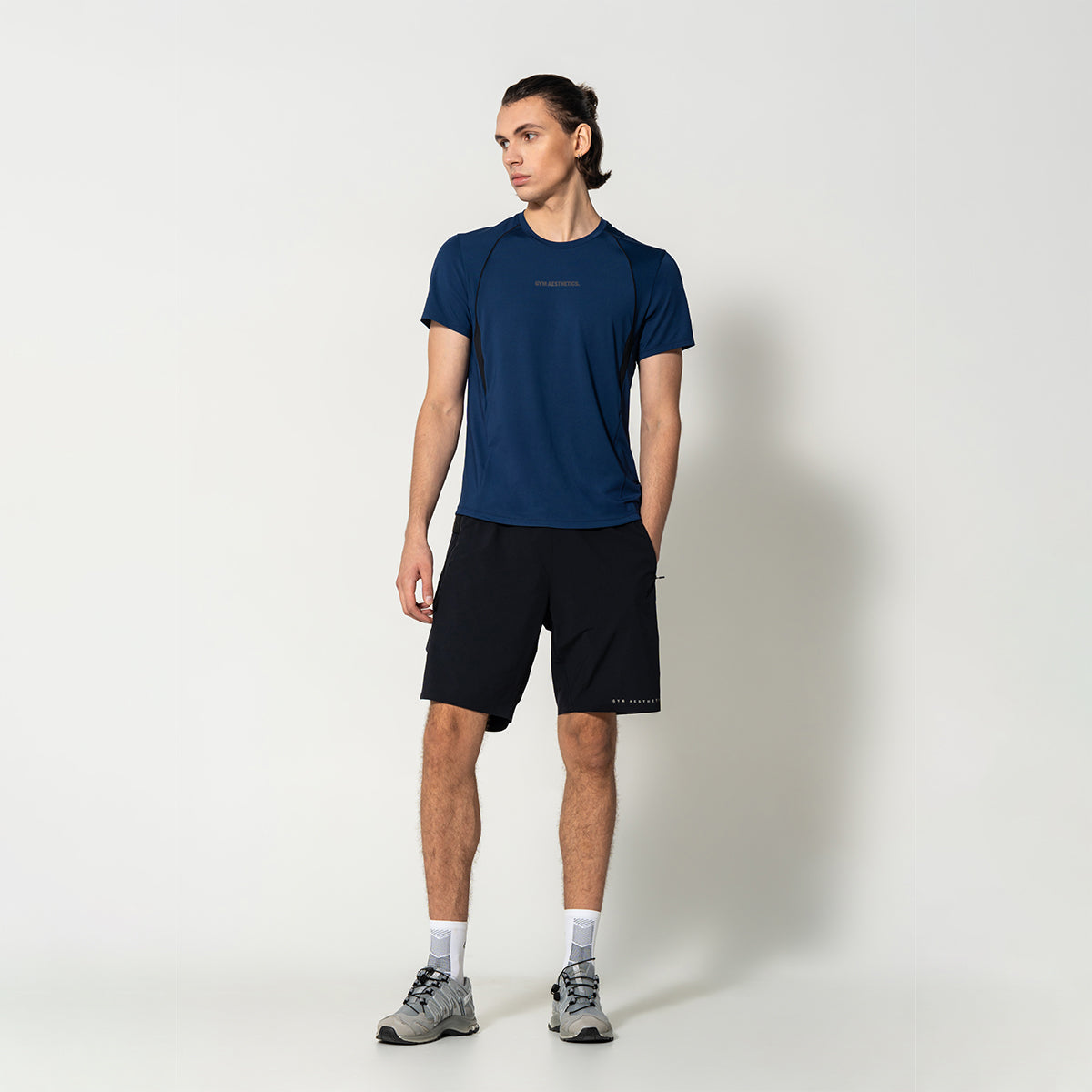 Activewear Performance T Shirt breathable mesh blocking for Men