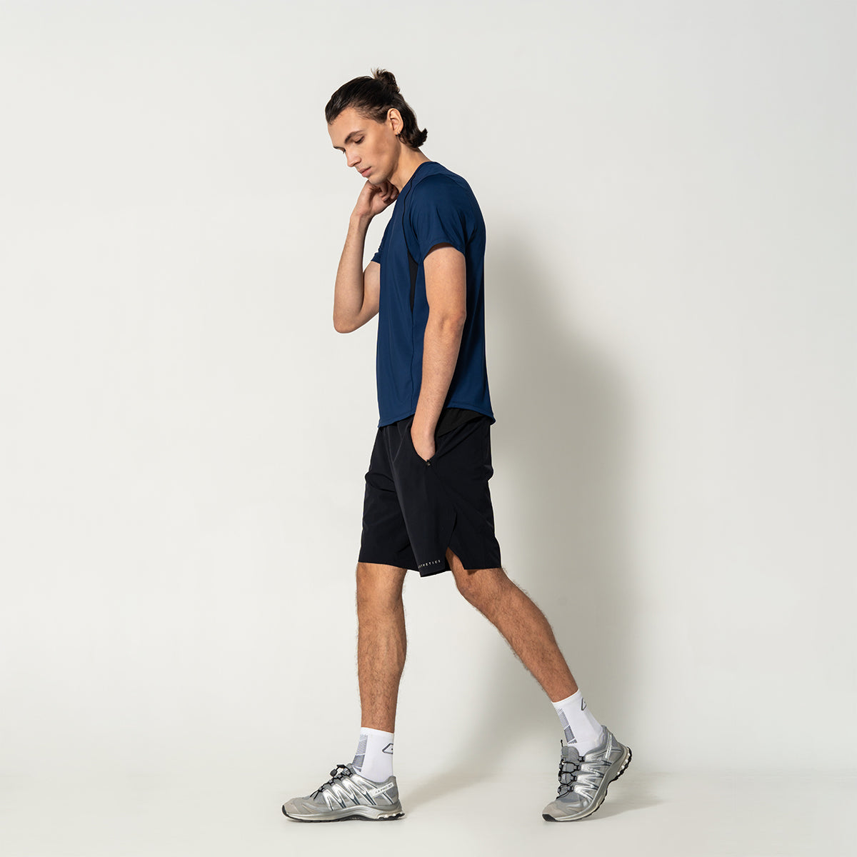 Activewear Performance T Shirt breathable mesh blocking for Men